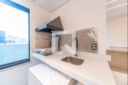 Varanda Gourmet de apartamento à venda com 2 quartos, 94m² em Campestre, Santo André