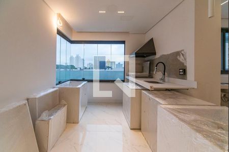 Varanda Gourmet de apartamento à venda com 2 quartos, 94m² em Campestre, Santo André