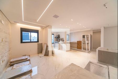 Sala de apartamento à venda com 2 quartos, 94m² em Campestre, Santo André