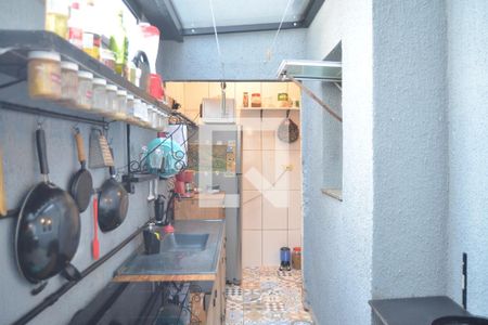 Cozinha de apartamento à venda com 2 quartos, 37m² em Vila Valparaíso, Santo André