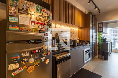 Sala/Cozinha/Varanda de apartamento à venda com 1 quarto, 58m² em Pinheiros, São Paulo