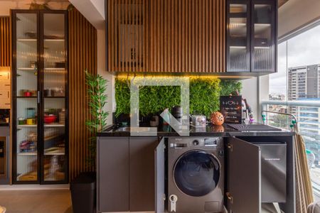 Sala/Cozinha/Varanda de apartamento à venda com 1 quarto, 58m² em Pinheiros, São Paulo