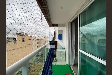 Varanda da Sala de apartamento à venda com 3 quartos, 74m² em Cachambi, Rio de Janeiro