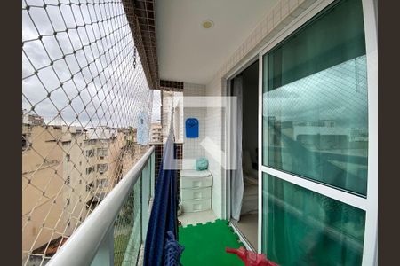 Varanda da Sala de apartamento à venda com 3 quartos, 74m² em Cachambi, Rio de Janeiro