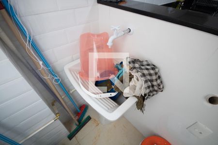 Cozinha de apartamento para alugar com 2 quartos, 64m² em Aviação, Praia Grande