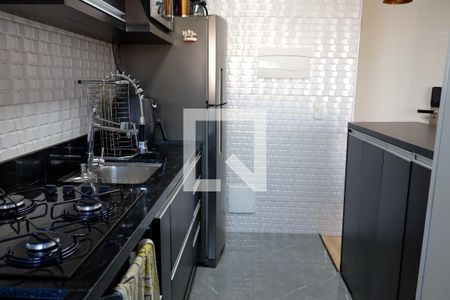 Cozinha de apartamento à venda com 2 quartos, 50m² em Padroeira, Osasco