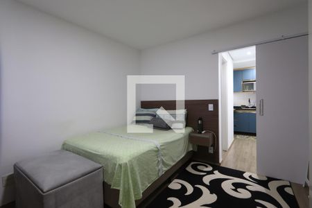 Studio - ambiente quarto de apartamento para alugar com 1 quarto, 26m² em Vila Independencia, São Paulo