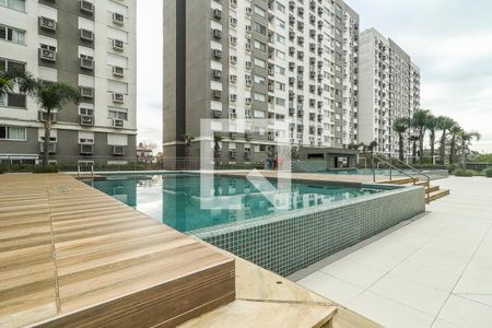Área comum - Piscina de apartamento à venda com 3 quartos, 93m² em São Sebastião, Porto Alegre