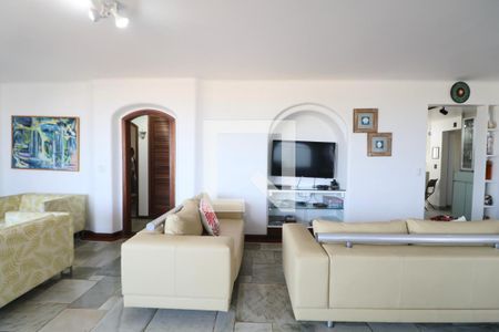 Sala de apartamento para alugar com 4 quartos, 400m² em Balneario Cidade Atlantica, Guarujá