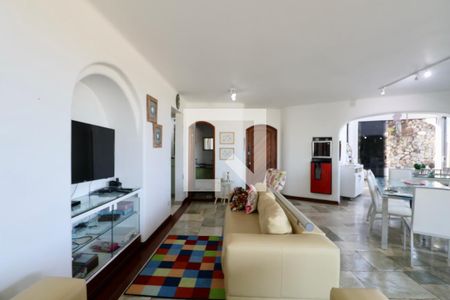 Sala de apartamento para alugar com 4 quartos, 400m² em Balneario Cidade Atlantica, Guarujá