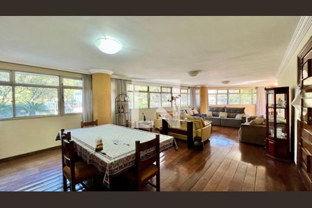 Sala de apartamento à venda com 4 quartos, 320m² em Lourdes, Belo Horizonte