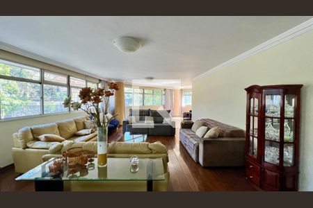 Sala de apartamento à venda com 4 quartos, 320m² em Lourdes, Belo Horizonte