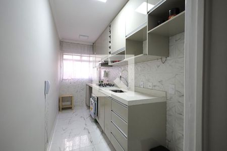 Cozinha e Área de Serviço de apartamento à venda com 2 quartos, 50m² em Cidade São Jorge, Santo André