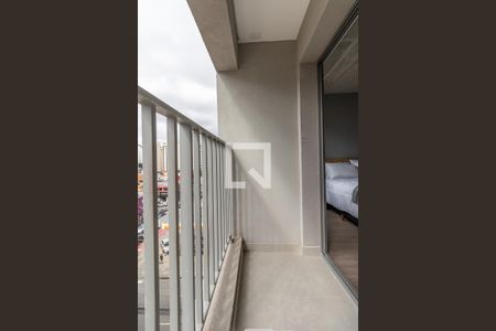 Sacada do Studio de kitnet/studio à venda com 1 quarto, 24m² em Indianópolis, São Paulo