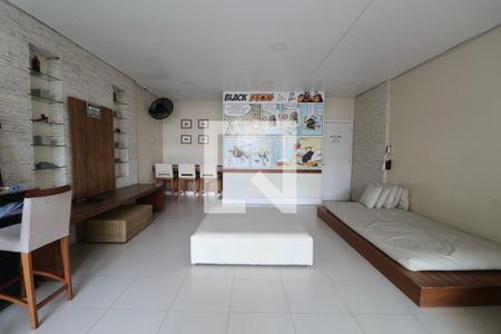 Área comum de apartamento para alugar com 2 quartos, 88m² em Vila Alzira, Guarujá