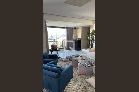 Sala de apartamento à venda com 4 quartos, 220m² em Vila da Serra, Nova Lima