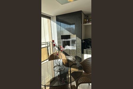 Varanda da Sala de apartamento à venda com 4 quartos, 220m² em Vila da Serra, Nova Lima