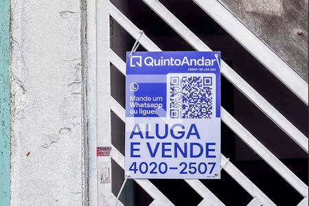 Placa Banner Instalada na Fachada de casa à venda com 4 quartos, 385m² em Vila Valparaíso, Santo André