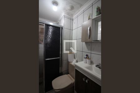 Banheiro Social de apartamento à venda com 2 quartos, 50m² em Vila Alves Dias, São Bernardo do Campo