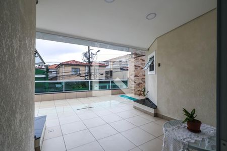 Varanda da Suíte 3 de casa à venda com 4 quartos, 229m² em Vila Santo Estefano, São Paulo
