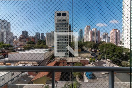 Sacada da Sala de apartamento à venda com 1 quarto, 43m² em Vila Olímpia, São Paulo