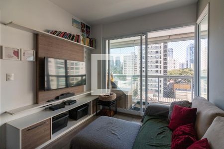Sala de apartamento à venda com 1 quarto, 43m² em Vila Olímpia, São Paulo
