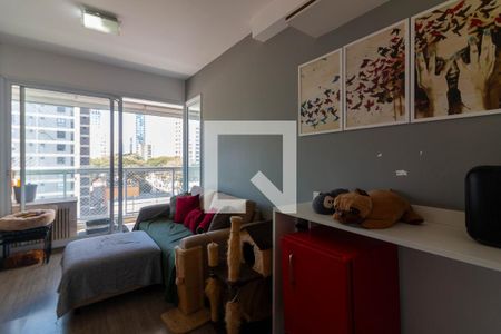 Sala de apartamento à venda com 1 quarto, 43m² em Vila Olímpia, São Paulo