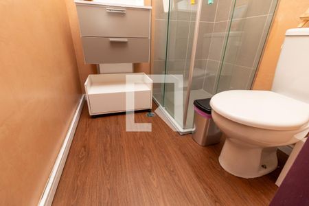 Banheiro Social de apartamento para alugar com 1 quarto, 23m² em Barra Funda, São Paulo