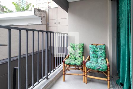 Varanda de apartamento para alugar com 1 quarto, 23m² em Barra Funda, São Paulo