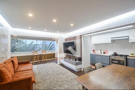 Sala de apartamento à venda com 3 quartos, 104m² em Baeta Neves, São Bernardo do Campo