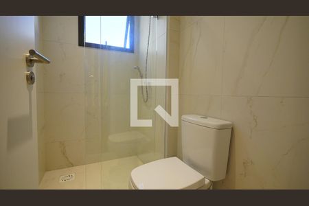 Banheiro Social de apartamento para alugar com 1 quarto, 40m² em Saco dos Limões, Florianópolis