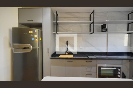 Cozinha de apartamento para alugar com 1 quarto, 40m² em Saco dos Limões, Florianópolis
