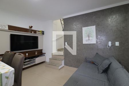 Sala de apartamento à venda com 2 quartos, 78m² em Vila Vitória, Santo André