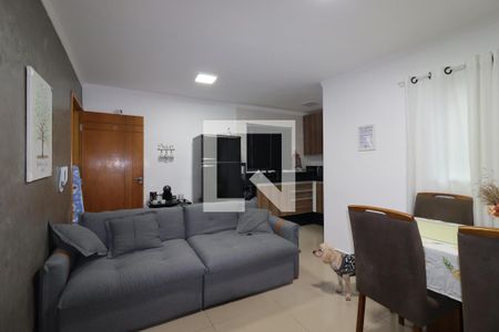 Sala de apartamento à venda com 2 quartos, 78m² em Vila Vitória, Santo André
