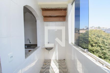 Área de Serviço de apartamento à venda com 2 quartos, 50m² em Fonte Grande, Contagem