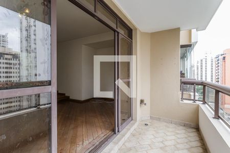 Varanda da Sala de apartamento à venda com 2 quartos, 135m² em Indianópolis, São Paulo