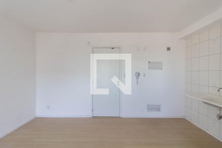 Sala/Cozinha de apartamento à venda com 1 quarto, 27m² em Vila Campanela, São Paulo