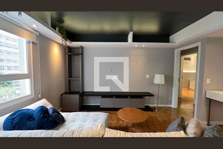 Sala de TV de apartamento à venda com 2 quartos, 112m² em Jardim Paulista, São Paulo