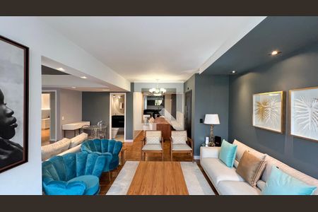 Sala de apartamento à venda com 2 quartos, 112m² em Jardim Paulista, São Paulo