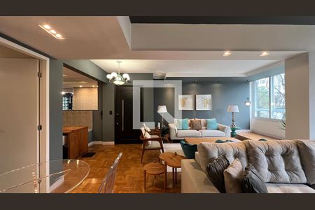 Sala de TV de apartamento à venda com 2 quartos, 112m² em Jardim Paulista, São Paulo