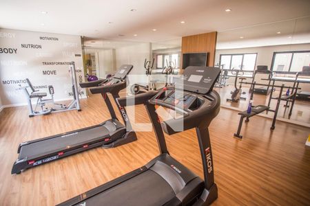 Área comum - Academia de kitnet/studio para alugar com 1 quarto, 26m² em Mirandópolis, São Paulo