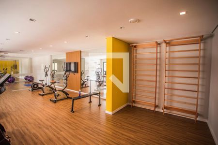 Área comum - Academia de kitnet/studio para alugar com 1 quarto, 26m² em Mirandópolis, São Paulo
