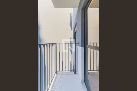 Varanda da Sala de apartamento para alugar com 1 quarto, 27m² em Campo Belo, São Paulo