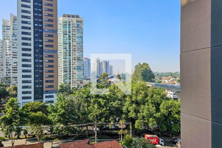 Vista da Varanda da Sala de apartamento para alugar com 1 quarto, 27m² em Campo Belo, São Paulo