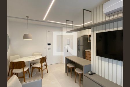Sala de apartamento para alugar com 1 quarto, 47m² em Santa Ifigênia, São Paulo