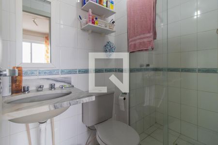 Banheiro do Quarto 1 de apartamento à venda com 3 quartos, 71m² em Cavalhada, Porto Alegre