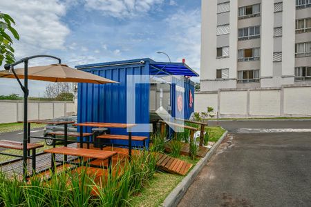 Área comum - Mercado de apartamento para alugar com 2 quartos, 57m² em Vila Real, Hortolândia