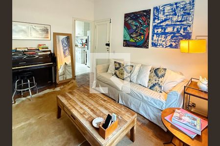 Sala de apartamento à venda com 3 quartos, 100m² em Jardim Botânico, Rio de Janeiro