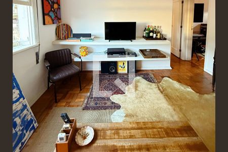 Sala de apartamento à venda com 3 quartos, 100m² em Jardim Botânico, Rio de Janeiro