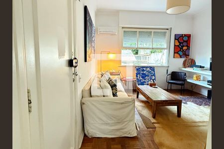 Sala de apartamento à venda com 3 quartos, 100m² em Jardim Botânico, Rio de Janeiro